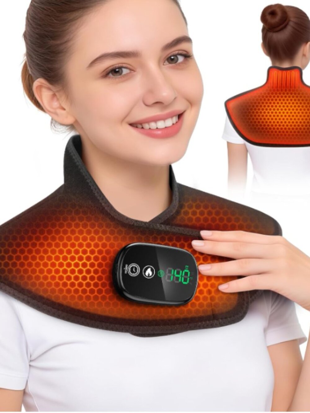 Cordless Neck & Shoulder Heating Pad Rechargeable